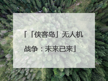 「侠客岛」无人机战争：未来已来