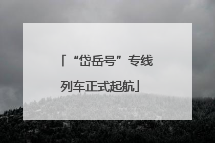 “岱岳号”专线列车正式起航