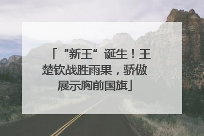“新王”诞生！王楚钦战胜雨果，骄傲展示胸前国旗