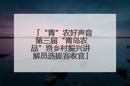 “青”农好声音 第三届“青岛农品”暨乡村振兴讲解员选拔赛收官