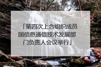 第四次上合组织成员国信息通信技术发展部门负责人会议举行