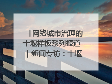 网络城市治理的十堰样板系列报道｜新闻专访：十堰为什么成为“黑马型”城市治理网络维度典型