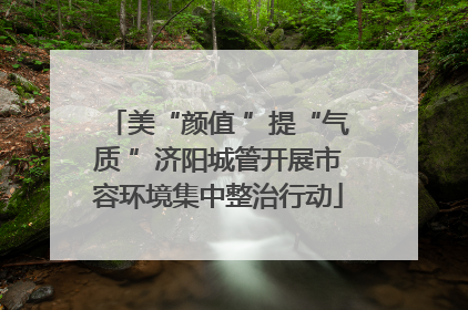 美“颜值 ”提“气质 ”济阳城管开展市容环境集中整治行动