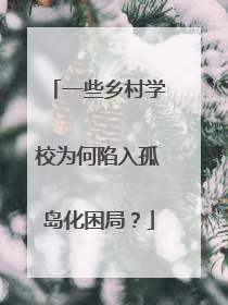 一些乡村学校为何陷入孤岛化困局？
