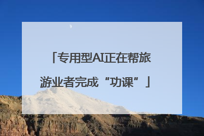 专用型AI正在帮旅游业者完成“功课”