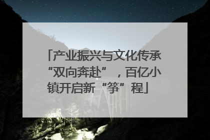 产业振兴与文化传承“双向奔赴”，百亿小镇开启新“筝”程
