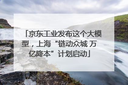 京东工业发布这个大模型，上海“链动众城 万亿降本”计划启动