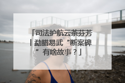 司法护航云茶芬芳丨勐腊易武“断案碑”有啥故事？