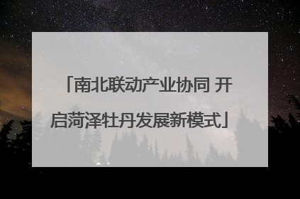 南北联动产业协同 开启菏泽牡丹发展新模式