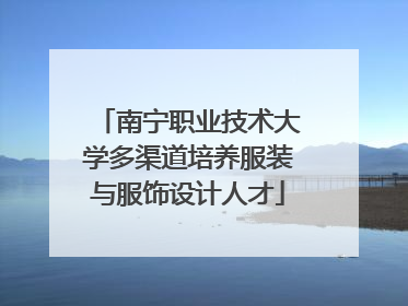 南宁职业技术大学多渠道培养服装与服饰设计人才