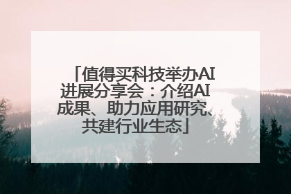 值得买科技举办AI进展分享会：介绍AI成果、助力应用研究、共建行业生态