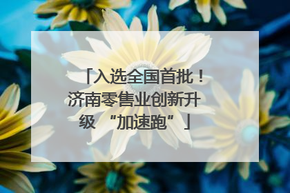 入选全国首批！济南零售业创新升级 “加速跑”