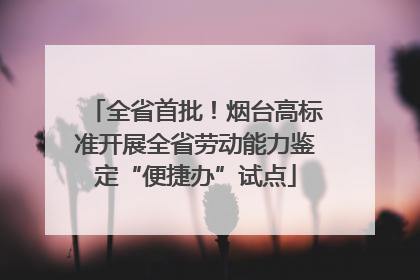 全省首批！烟台高标准开展全省劳动能力鉴定“便捷办”试点