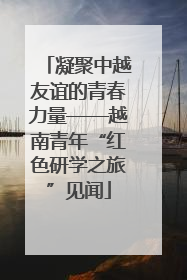 凝聚中越友谊的青春力量——越南青年“红色研学之旅”见闻