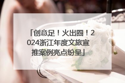 创意足！火出圈！2024浙江年度文旅宣推案例亮点纷呈