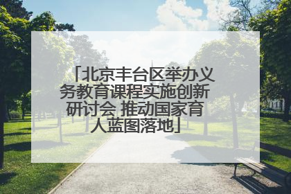北京丰台区举办义务教育课程实施创新研讨会 推动国家育人蓝图落地
