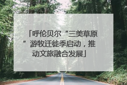 呼伦贝尔“三美草原”游牧迁徙季启动，推动文旅融合发展