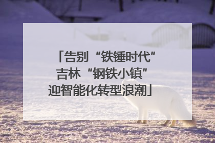 告别“铁锤时代” 吉林“钢铁小镇”迎智能化转型浪潮