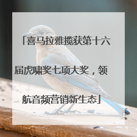 喜马拉雅揽获第十六届虎啸奖七项大奖，领航音频营销新生态