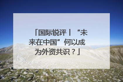 国际锐评丨“未来在中国”何以成为外资共识？
