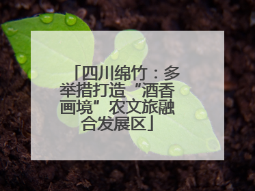 四川绵竹：多举措打造“酒香画境”农文旅融合发展区