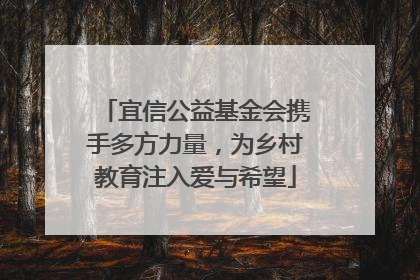 宜信公益基金会携手多方力量，为乡村教育注入爱与希望