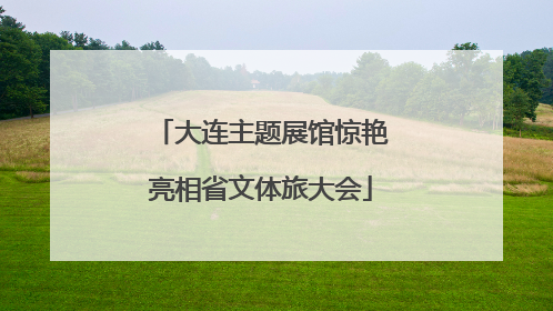 大连主题展馆惊艳亮相省文体旅大会