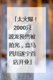 太火爆！2000只波龙预售被抢光，盒马四川遂宁首店开业
