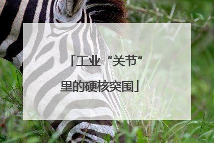 工业“关节”里的硬核突围