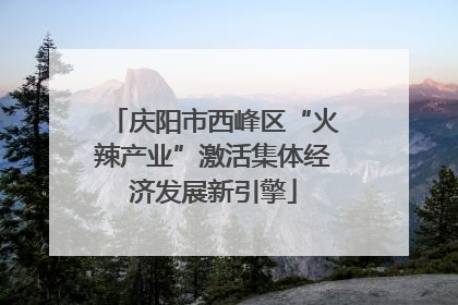 庆阳市西峰区“火辣产业”激活集体经济发展新引擎