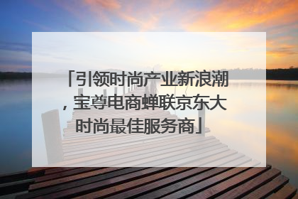 引领时尚产业新浪潮，宝尊电商蝉联京东大时尚最佳服务商