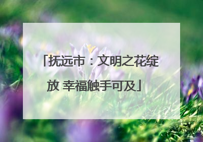 抚远市：文明之花绽放 幸福触手可及