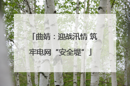 曲靖：迎战汛情 筑牢电网“安全堤”