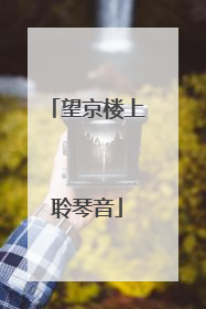 望京楼上聆琴音