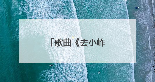 歌曲《去小岞的路上》来自于他的创作……