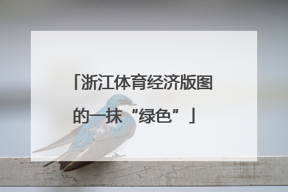 浙江体育经济版图的一抹“绿色”