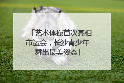 艺术体操首次亮相市运会，长沙青少年舞出最美姿态