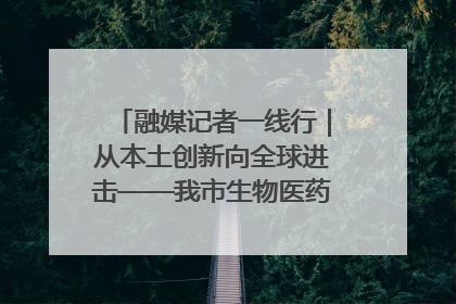 融媒记者一线行｜从本土创新向全球进击——我市生物医药产业破茧突围