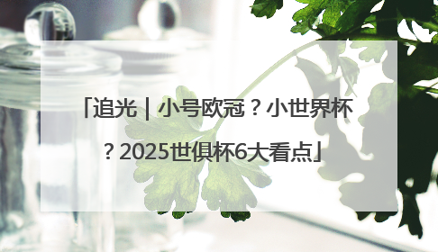 追光｜小号欧冠？小世界杯？2025世俱杯6大看点