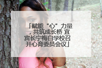 赋能“心”力量，共筑成长桥 宜宾长宁梅白学校召开心育委员会议