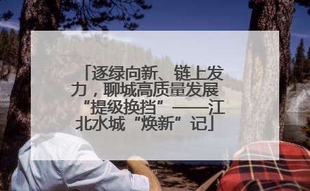 逐绿向新、链上发力，聊城高质量发展“提级换挡”——江北水城“焕新”记