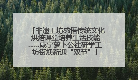 非遗工坊感悟传统文化 烘焙课堂培养生活技能……咸宁萝卜公社研学工坊街焕新迎“双节”