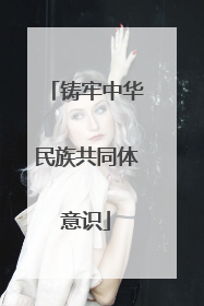 铸牢中华民族共同体意识