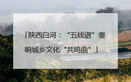 陕西白河：“五线谱”奏响城乡文化“共鸣曲”