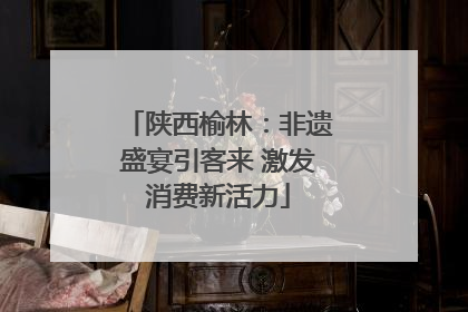 陕西榆林：非遗盛宴引客来 激发消费新活力