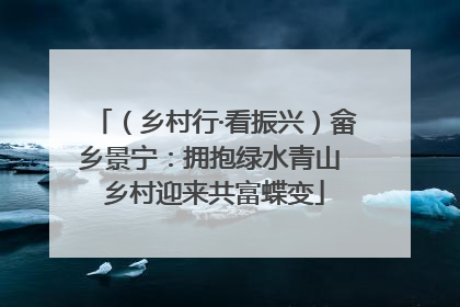（乡村行·看振兴）畲乡景宁：拥抱绿水青山 乡村迎来共富蝶变