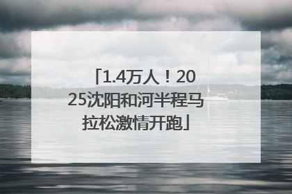 1.4万人！2025沈阳和河半程马拉松激情开跑