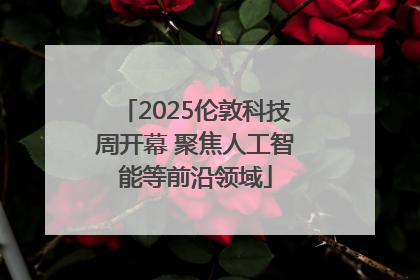 2025伦敦科技周开幕 聚焦人工智能等前沿领域