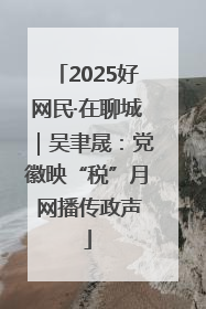 2025好网民·在聊城｜吴聿晟：党徽映“税”月 网播传政声