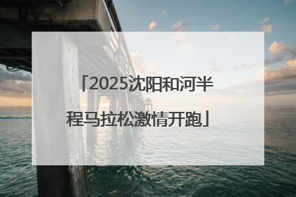 2025沈阳和河半程马拉松激情开跑